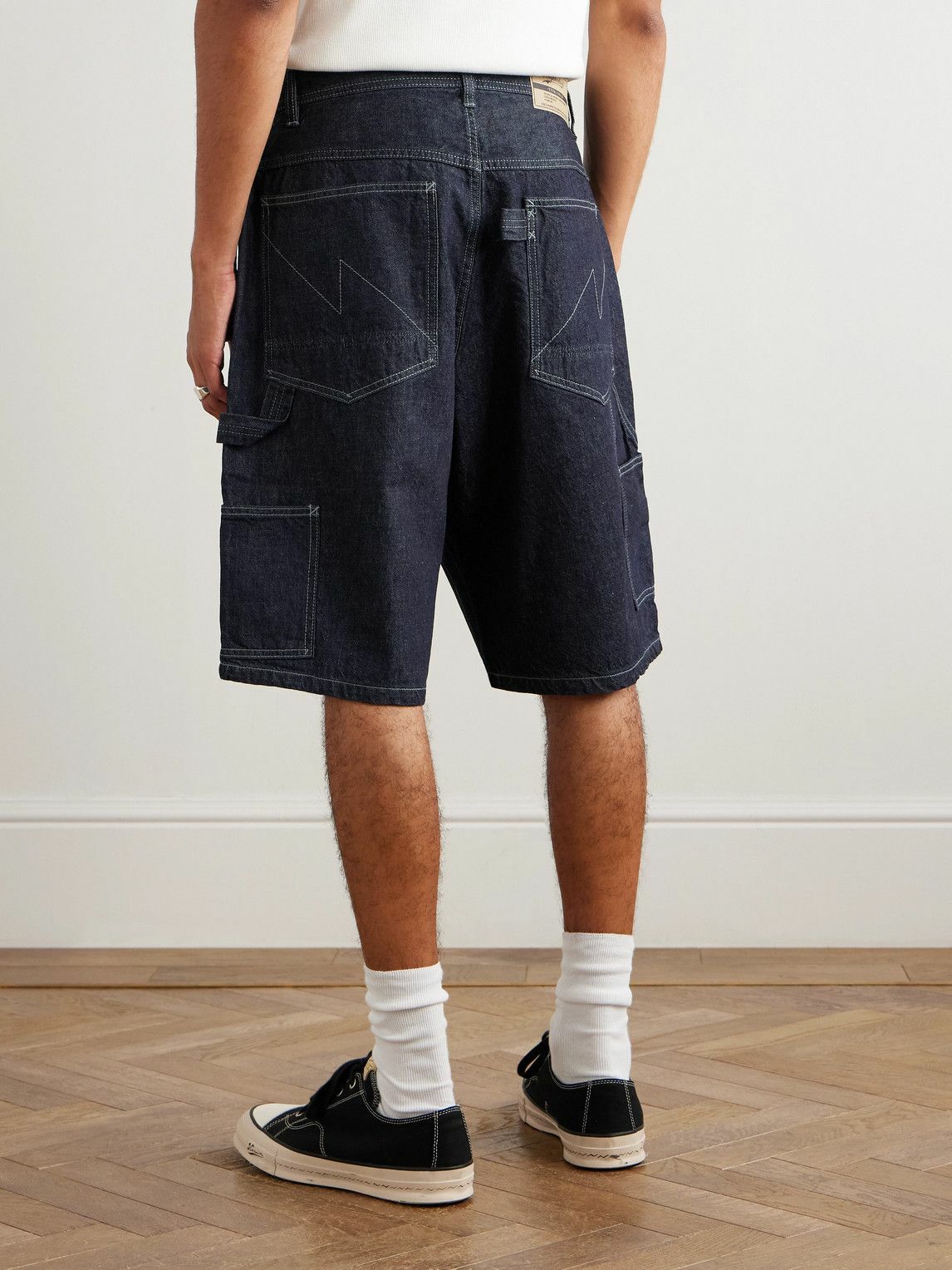 Neighborhood - Straight-Leg Denim Shorts - Blue