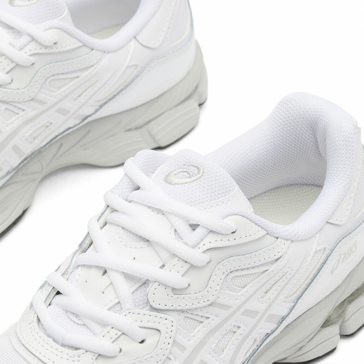 Asics Women's GEL-NYC Sneaker in White/Glacier Grey