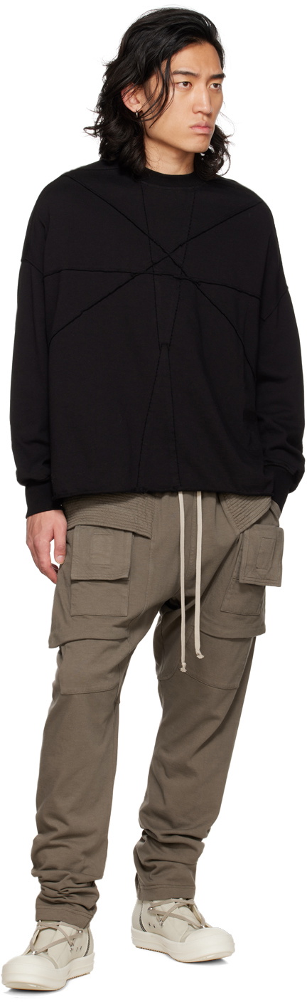 Rick Owens DRKSHDW Gray Creatch Cargo Pants Rick Owens Drkshdw