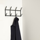 HAY Tape Coat Rack - Small in Charcoal 
