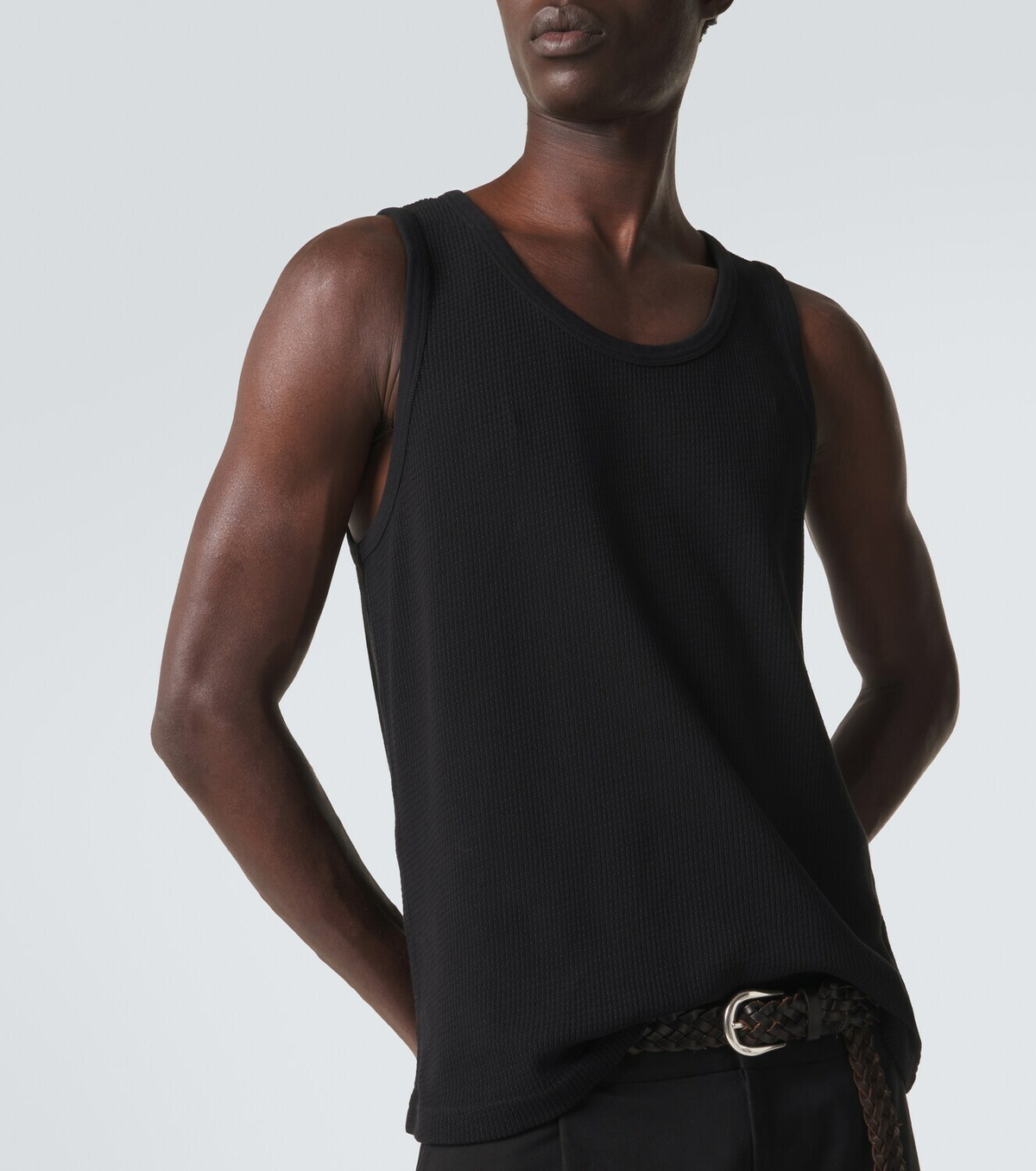 Studio Nicholson Razim cotton jersey tank top