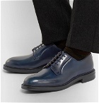 George Cleverley - Archie Horween Shell Cordovan Leather Derby Shoes - Men - Midnight blue