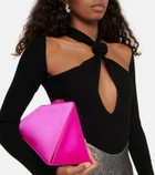 The Attico Halterneck cutout ribbed top