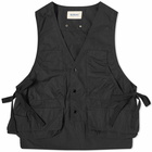 Beams Boy Women's Big Fishing Vest in Black