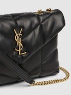 SAINT LAURENT Puffer Toy Quilted Leather Shoulder Bag