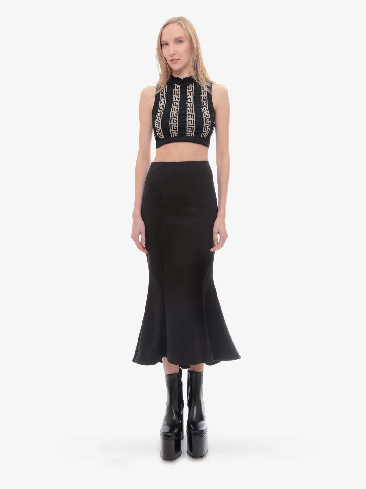 black psg balmain top