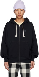 Acne Studios Black Patch Zip-Up Hoodie