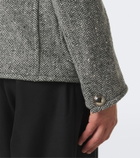 Junya Watanabe Herringbone wool-blend blazer