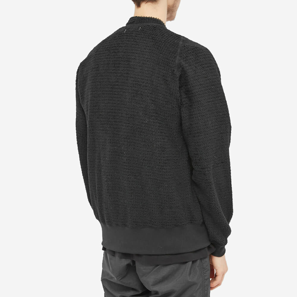 Nonnative Men's Dweller Polartec Fleece Cardigan in Black Nonnative