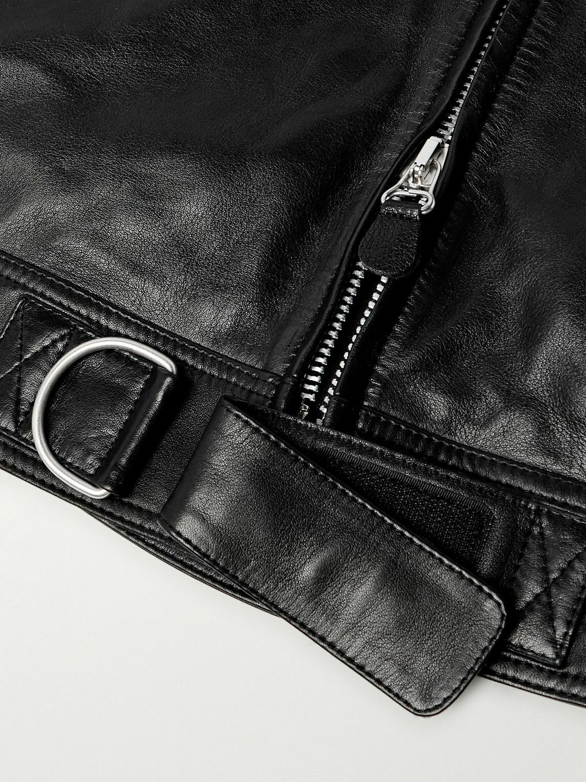 Our Legacy - Emporio Armani Grande Trix Leather Jacket - Black Our