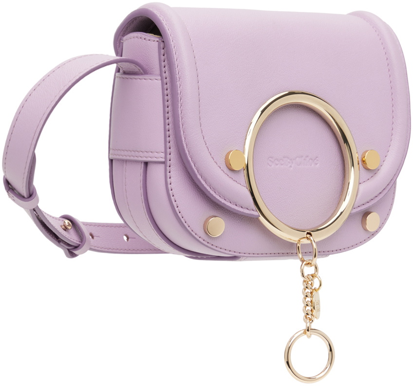 See by Chloé Purple Mara Small Crossbody Bag