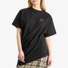 Charles Jeffrey Loverboy Women's Topsy Turvy T-Shirt in Black