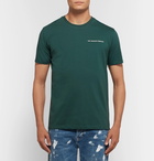 Pop Trading Company - Logo-Print Cotton-Jersey T-Shirt - Men - Dark green