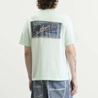 Amiri Men's Quality Goods Patch T-Shirt in Powder Teal