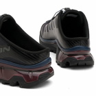 MM6 Maison Margiela x Salomon XT-4 Mule Sneakers in Black/Nine Iron/Hunkle Berry Violet