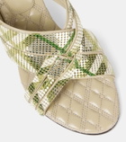 Burberry Cabana 90 Burberry Check mules