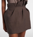 Magda Butrym Linen miniskirt