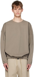 Fear of God Taupe Embossed Sweatshirt