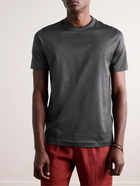 Canali - Cotton-Jersey T-Shirt - Gray