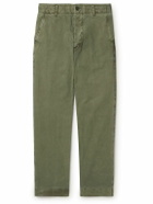 James Perse - Straight-Leg Cotton-Canvas Trousers - Green