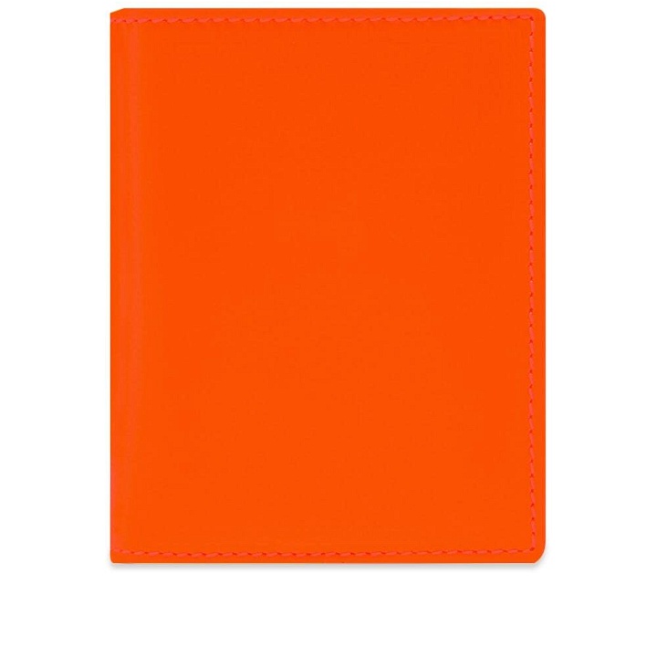 Photo: Comme des Garçons Sa0641 Super Fluo Wallet in Light Orange