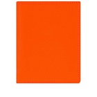 Comme des Garçons Sa0641 Super Fluo Wallet in Light Orange