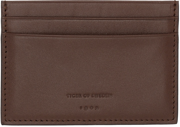 Photo: Tiger of Sweden Brown Wharf Card Holder