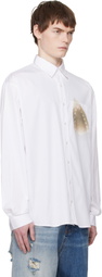 VETEMENTS White Well Ironed Classic Shirt
