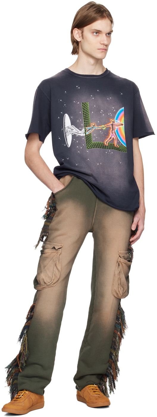 Alchemist Navy Printed T-Shirt
