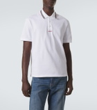 Versace Greca cotton piqué polo shirt