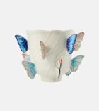 Bordallo Pinheiro Cloudy Butterflies Small vase by Claudia Schiffer