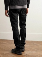 C.P. Company - Slim-Fit Logo-Appliquéd Cotton-Blend Cargo Trousers - Black