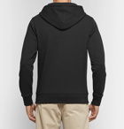 Saturdays NYC - Logo-Embroidered Loopback Cotton-Jersey Hoodie - Men - Black