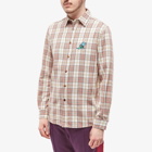 Butter Goods Men's Bucket Plaid Shirt in Red