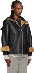 OUR LEGACY Black Blizzard Leather Jacket