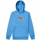 Butter Goods Men's Racing Logo Hoody in Lake Blue