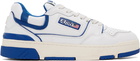 AUTRY White & Blue CLC Sneakers