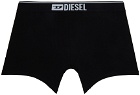 Diesel Three-Pack Black Umbx-Sebastian Boxers