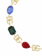 DOLCE & GABBANA Dg Logo Crystal Collar Necklace