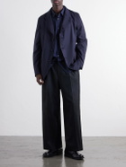 COMME DES GARÇONS SHIRT - Herringbone Shell Blazer - Blue