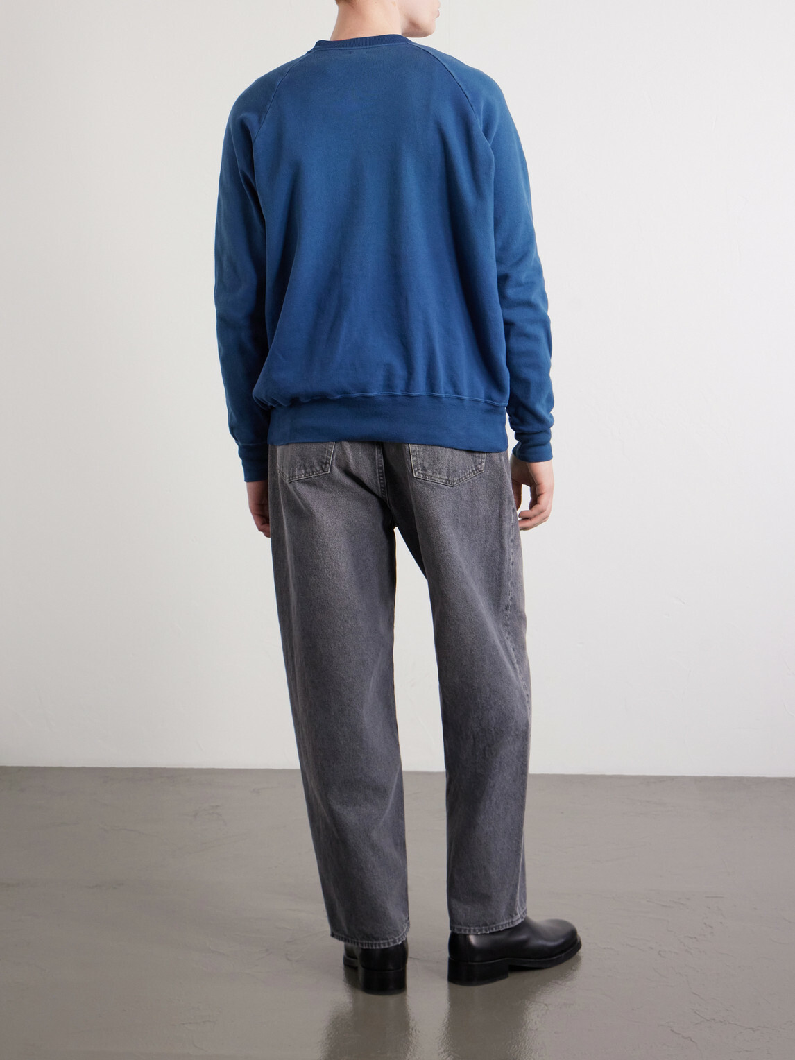 A.PRESSE - Cotton-Jersey Sweatshirt - Blue