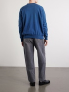 A.PRESSE - Cotton-Jersey Sweatshirt - Blue