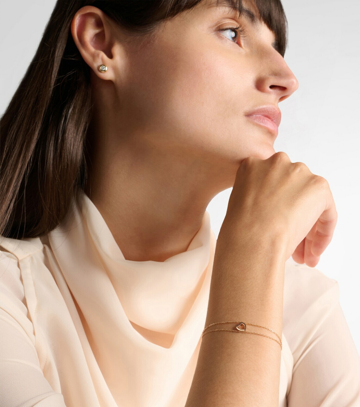 Repossi Letters 18kt rose gold bracelet