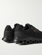 ON - Cloudstratus Rubber-Trimmed Mesh Running Sneakers - Black