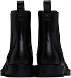 Valentino Garavani Black Rockstud Chelsea Boots