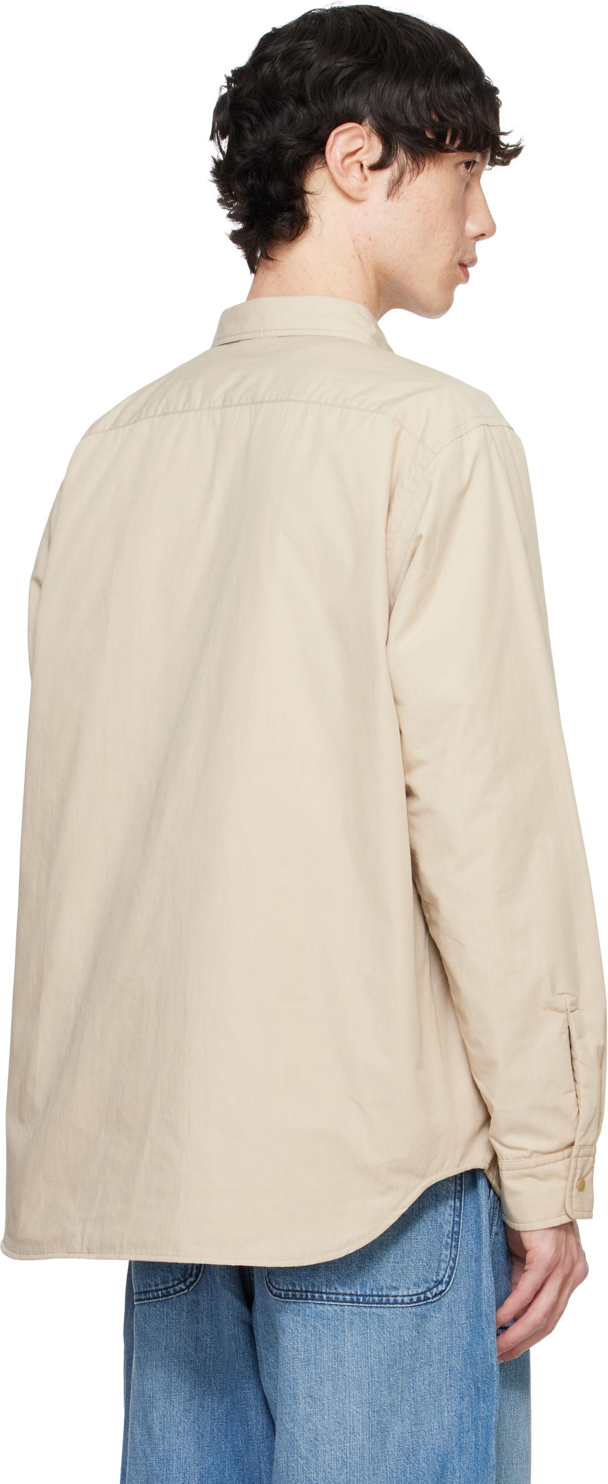 nanamica Beige Insulation Shirt Jacket Nanamica