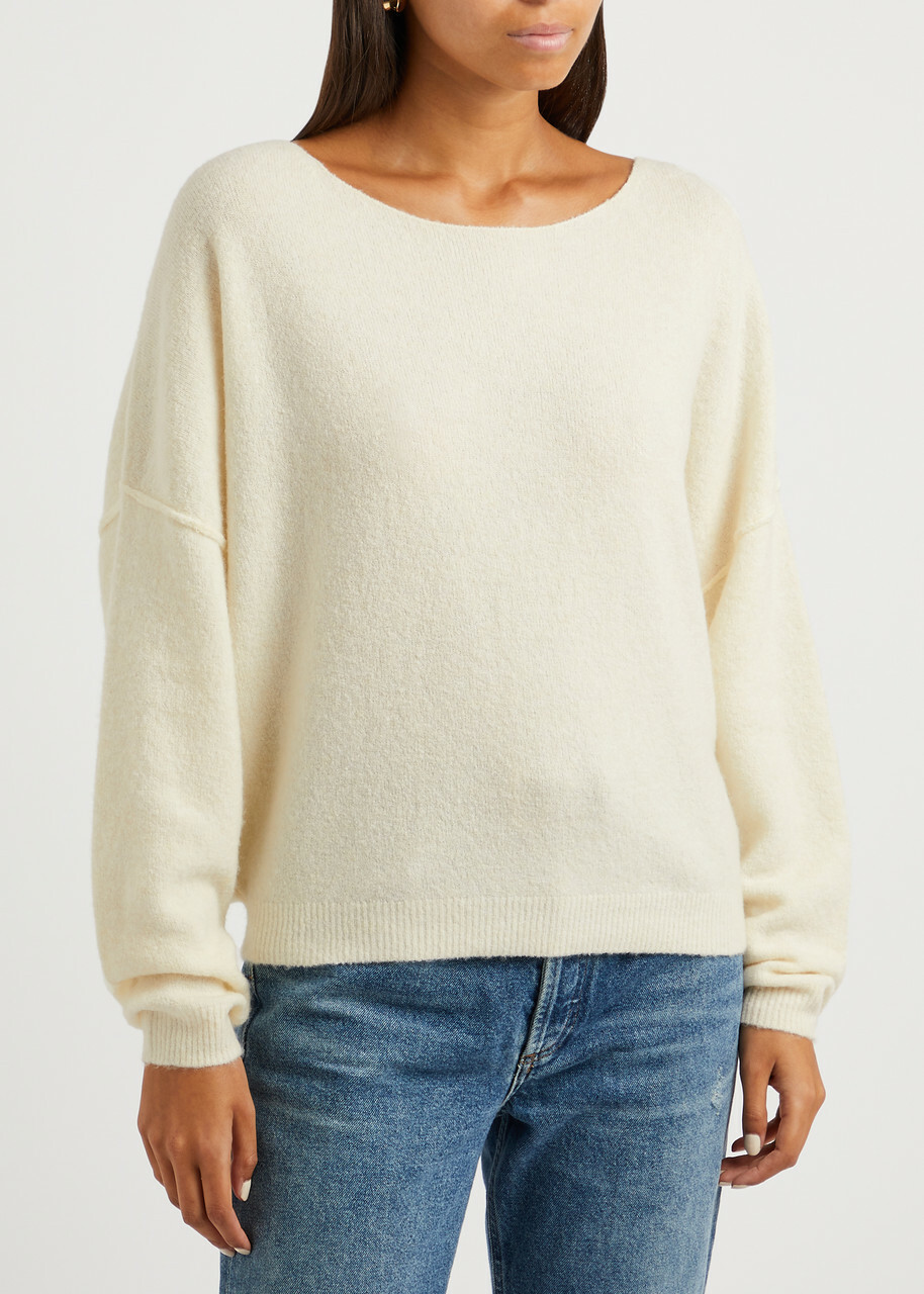 American Vintage Damsville Knitted Jumper Cream