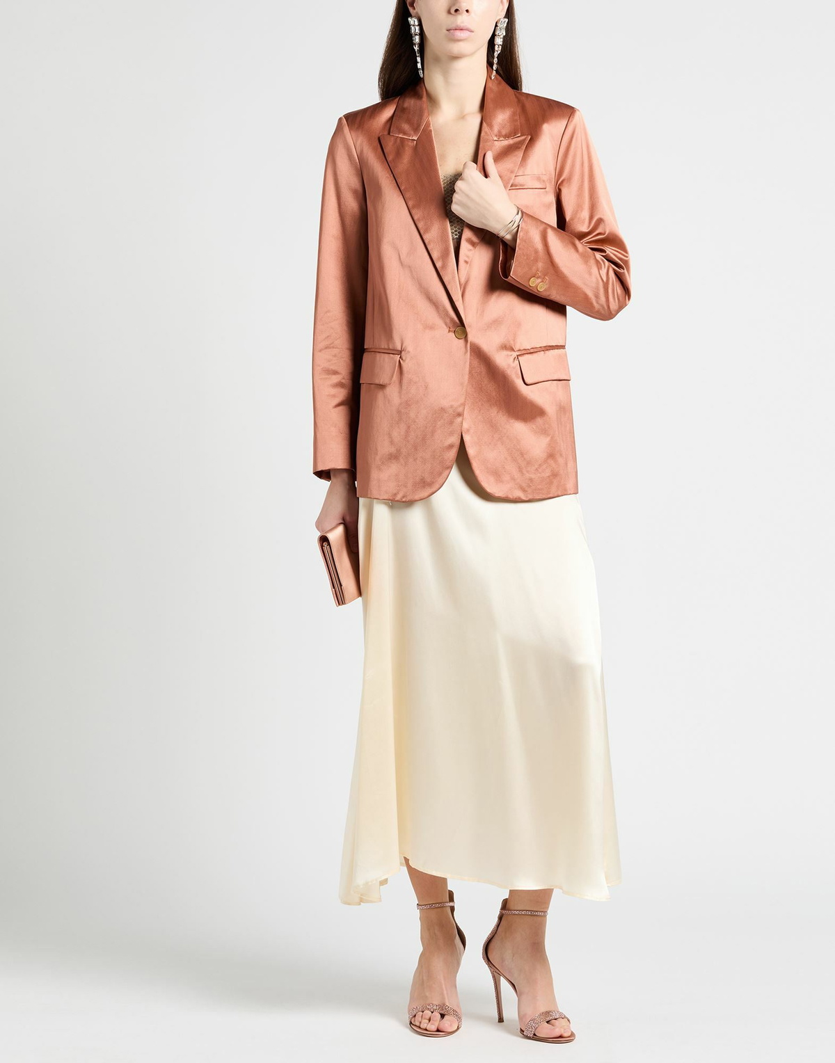 Forte_forte Womens Blazer Light brown