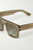 TOM FORD - Fausto Square-Frame Acetate Sunglasses