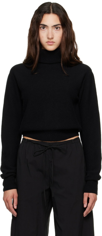 Photo: Baserange Black Tier Turtleneck